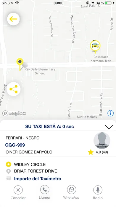Tangkapan skrin Taxi Mall