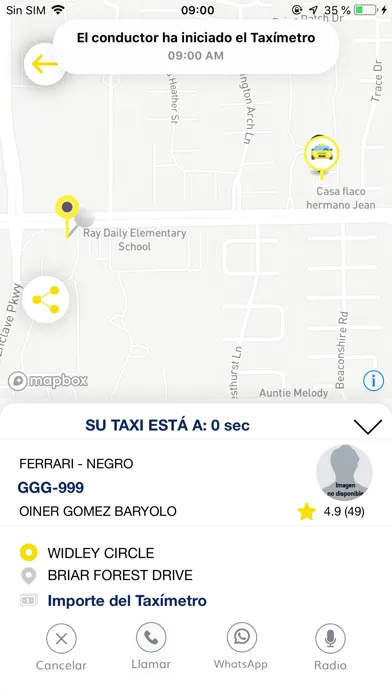 Tangkapan skrin Taxi Mall