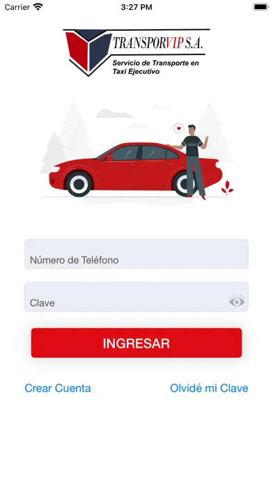Capturas de tela do TransporVIP