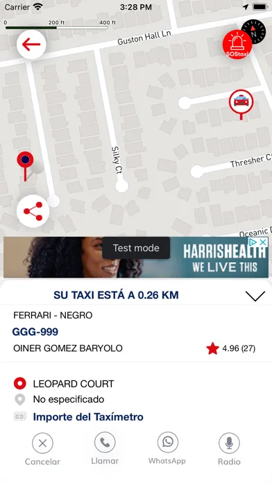 Capturas de tela do TransporVIP
