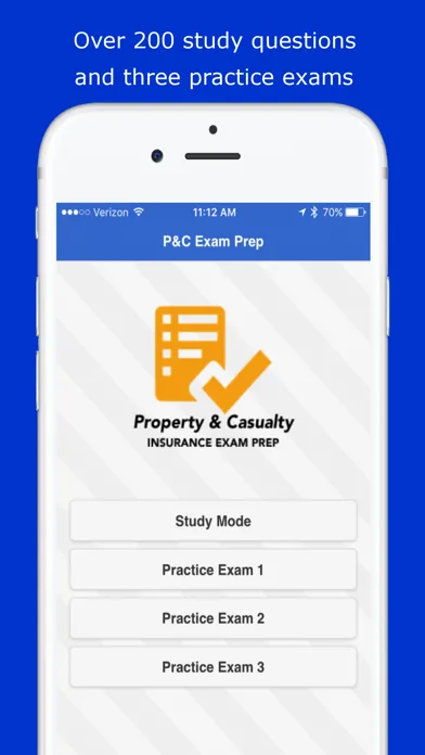 Tangkapan skrin Property & Casualty Agent Exam