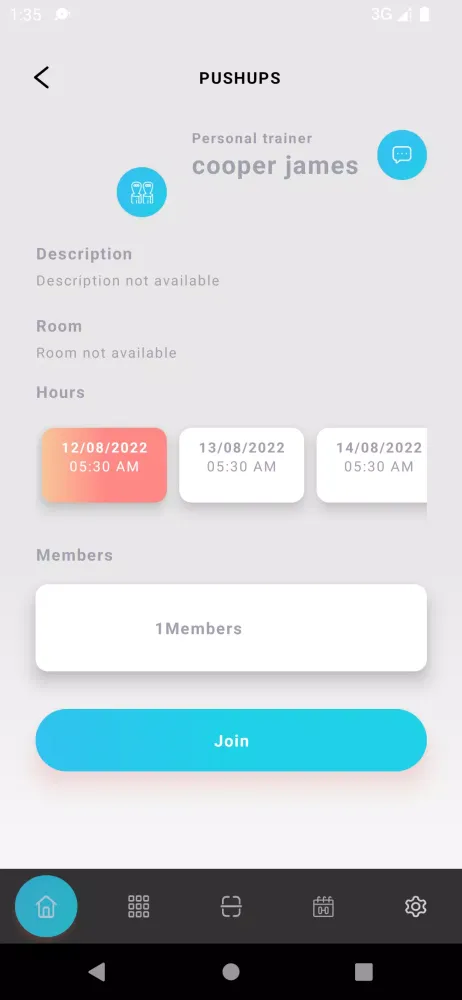 YPQ-JPR Fitness Club應用截圖