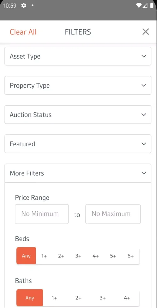 Xome Auctions سکرین شاٹس