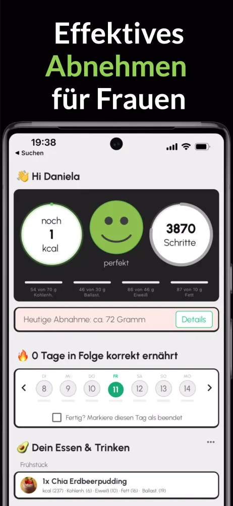 Screenshot di Low Carb Rezepte Diät App