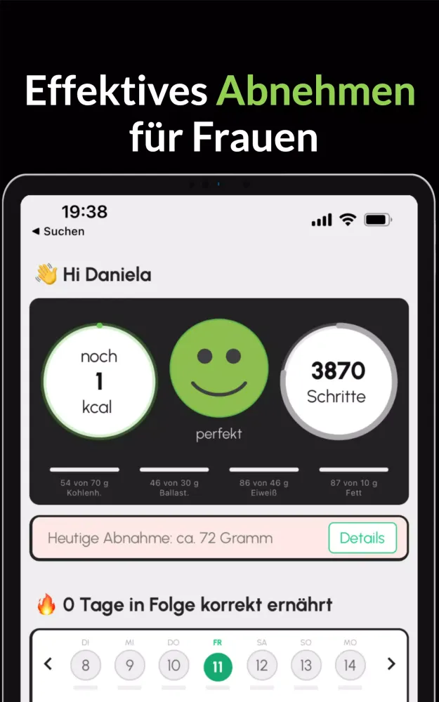 Screenshot di Low Carb Rezepte Diät App
