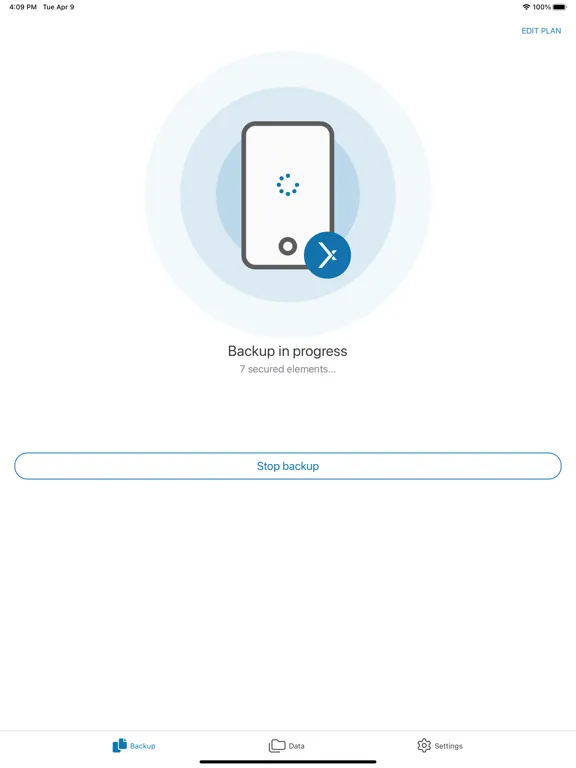 Captures d'écran de Xopero ONE Backup iPad 