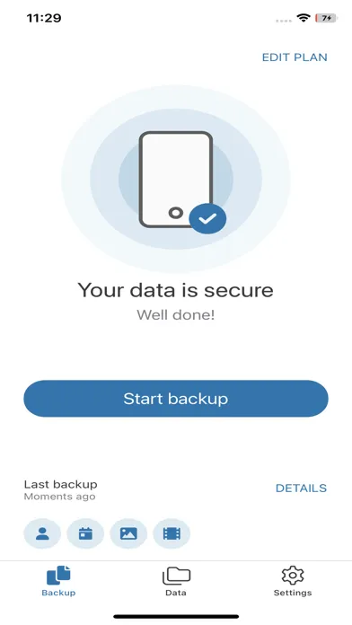 Captures d'écran de Xopero ONE Backup