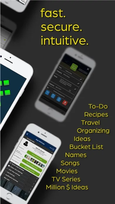 Capturas de pantalla de Listij: share lists & to-do