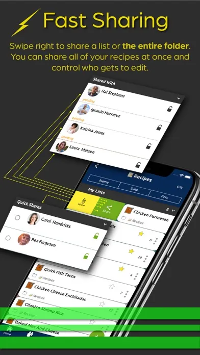 Capturas de pantalla de Listij: share lists & to-do