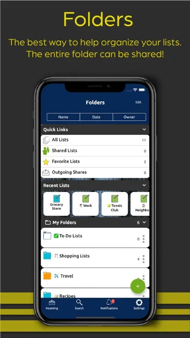 Capturas de pantalla de Listij: share lists & to-do