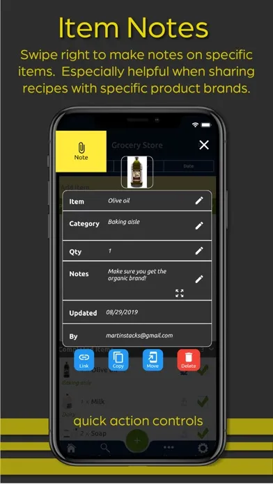 Capturas de pantalla de Listij: share lists & to-do