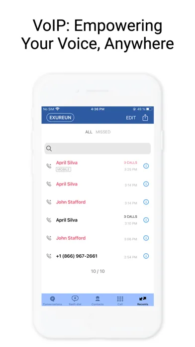 Xorcom CloudPhone Ekran Görüntüleri