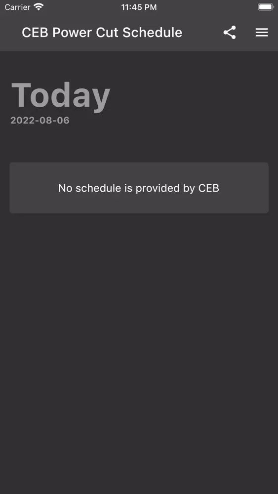 Скриншоты CEB Power Cut Schedules