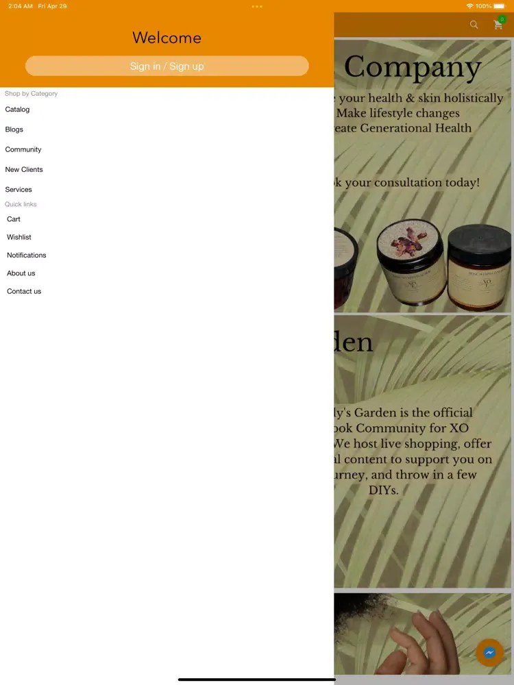 Screenshot di XO Tigerlily iPad 