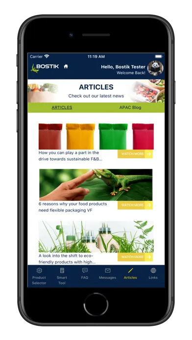Captures d'écran de Bostik FlexApp