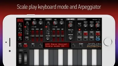 Capturas de tela do Poison-202 Vintage Synthesizer