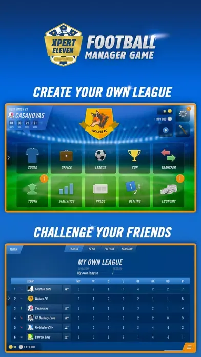 تصاویر Xpert Eleven Soccer Manager