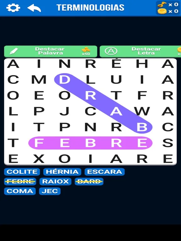 Word Enfermagem iPad 应用截图