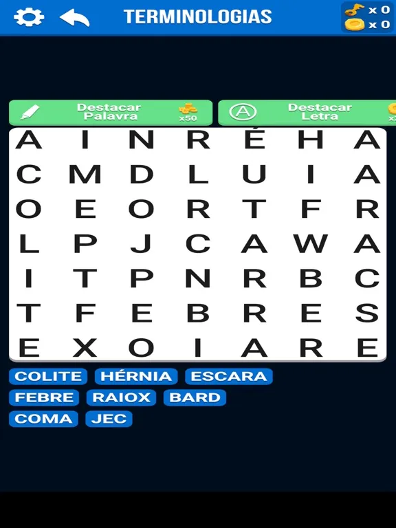 Word Enfermagem iPad 应用截图