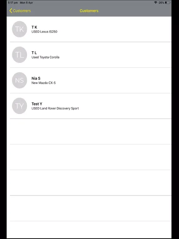 DriveIT iPad  سکرین شاٹس