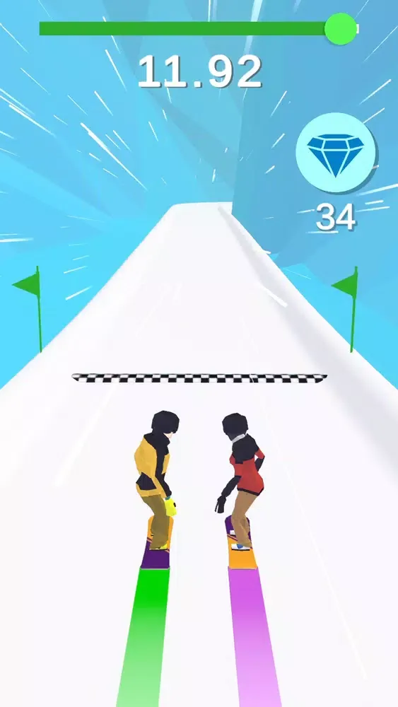 Capturas de tela do Two Boarders