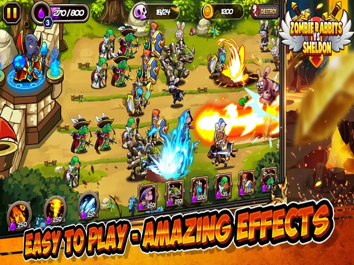 Zombies Rabbit vs Sheldon iPad  Screenshots