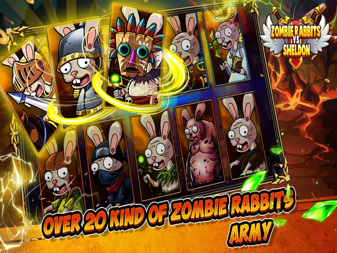 Zombies Rabbit vs Sheldon iPad  Screenshots