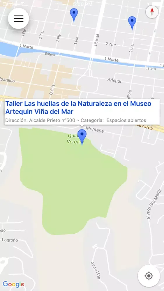 Tangkapan layar PAR EXPLORA Valparaíso