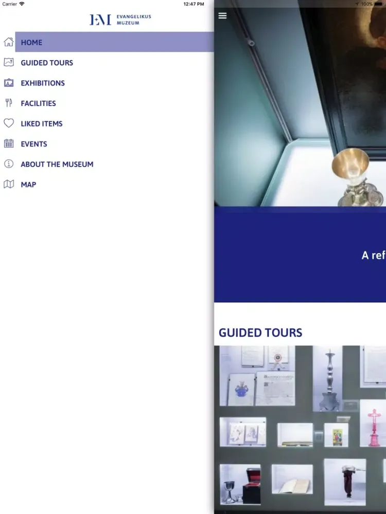 EV Museum app iPad  سکرین شاٹس