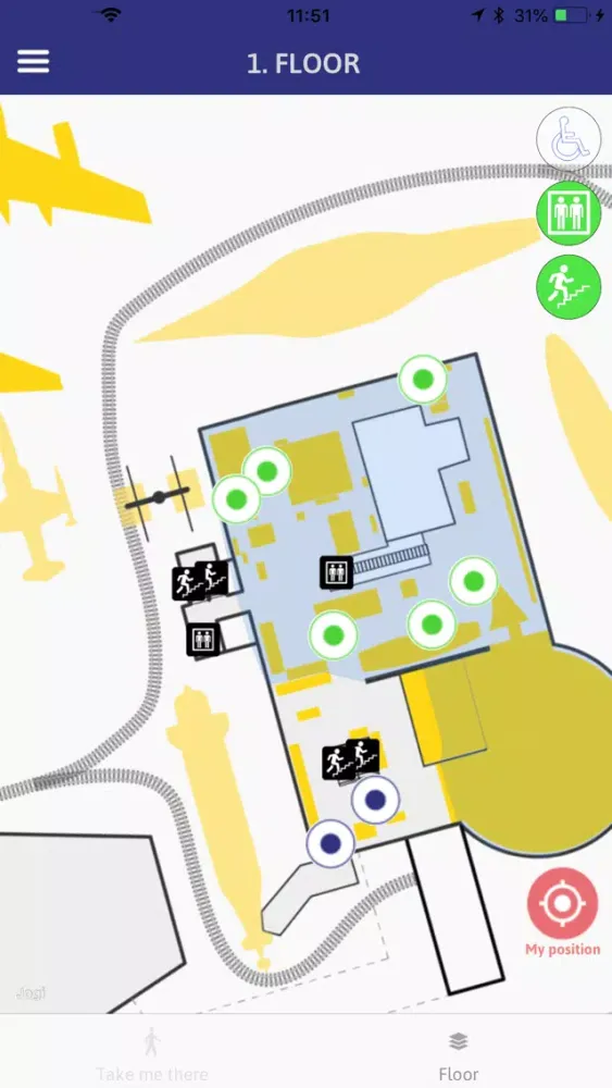 Tangkapan layar Verkehrshaus App