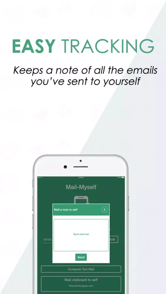 Zrzuty ekranu Mail-Myself