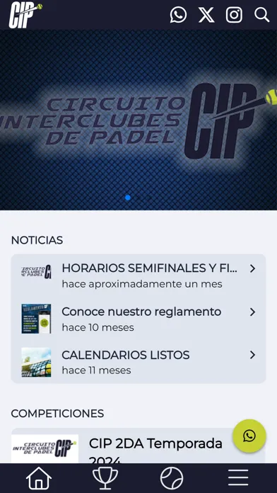 Circuito Interclubes Padel Screenshots