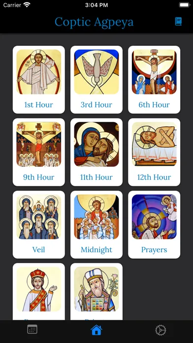 Zrzuty ekranu Coptic Agpeya