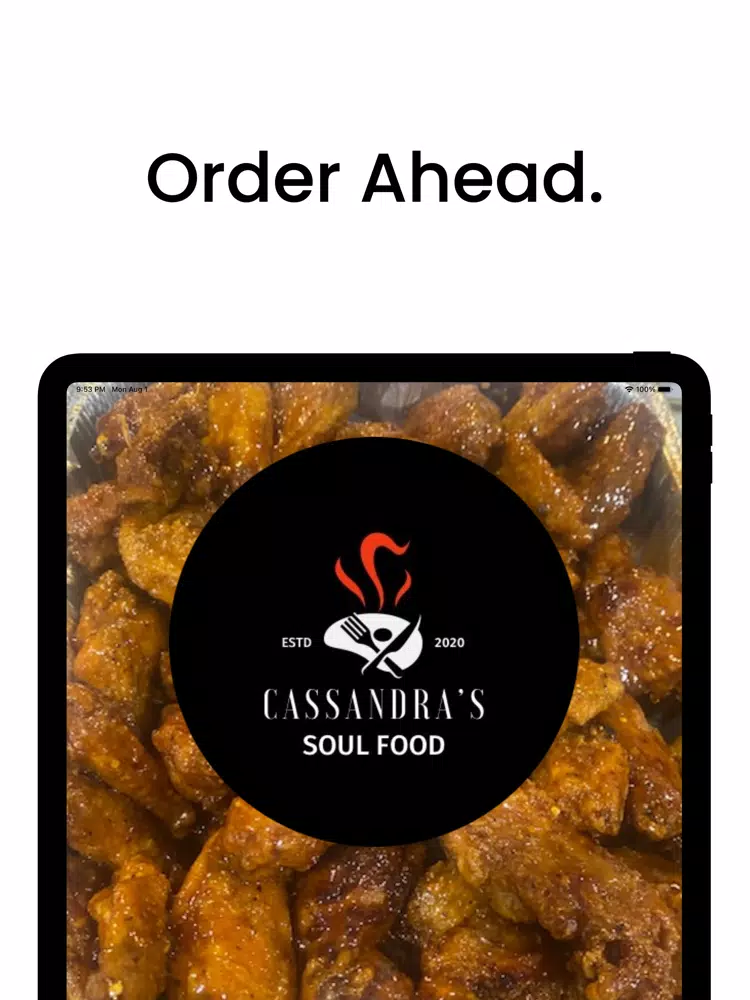 Tangkapan skrin Cassandra's Soulfood iPad 