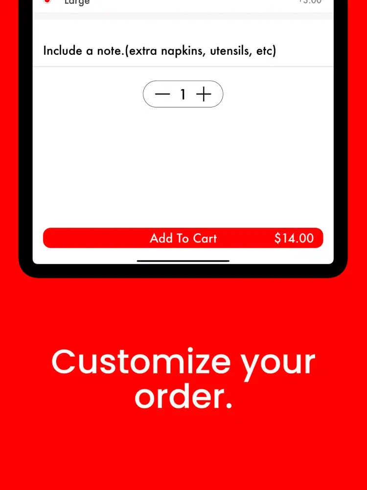 Ảnh chụp màn hình của Taysty iPad 