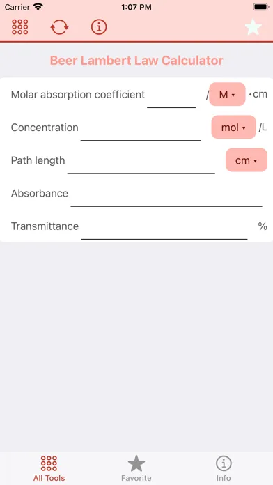 Advanced Chemistry Calculator স্ক্রিনশট