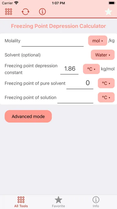 Advanced Chemistry Calculator স্ক্রিনশট