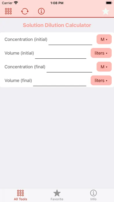 Advanced Chemistry Calculator স্ক্রিনশট