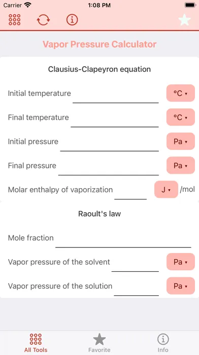 Advanced Chemistry Calculator স্ক্রিনশট