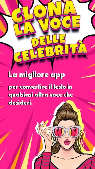 Capturas de tela do Clona la voce delle celebrità