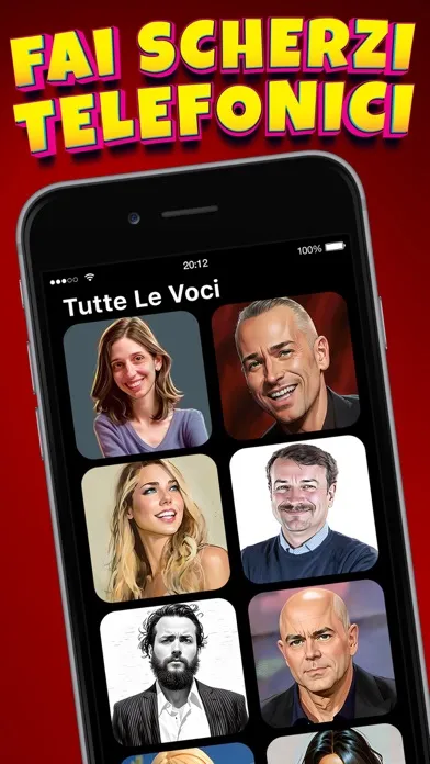 Capturas de tela do Clona la voce delle celebrità