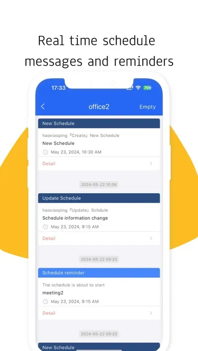 صور Team schedule