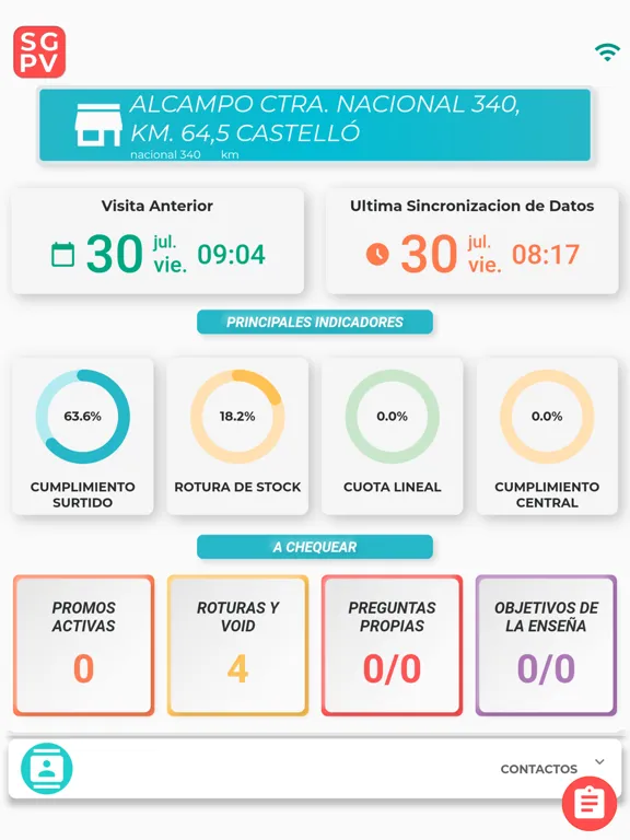 Capturas de tela do FCampina App iPad 