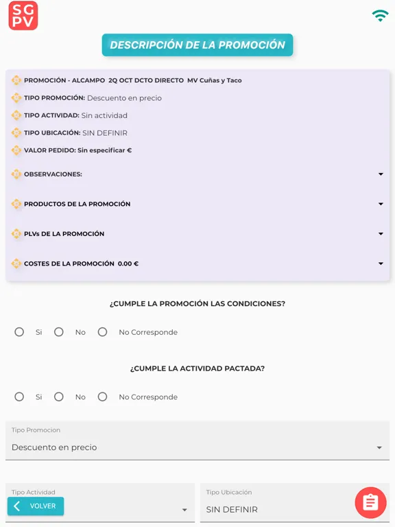 Capturas de tela do FCampina App iPad 