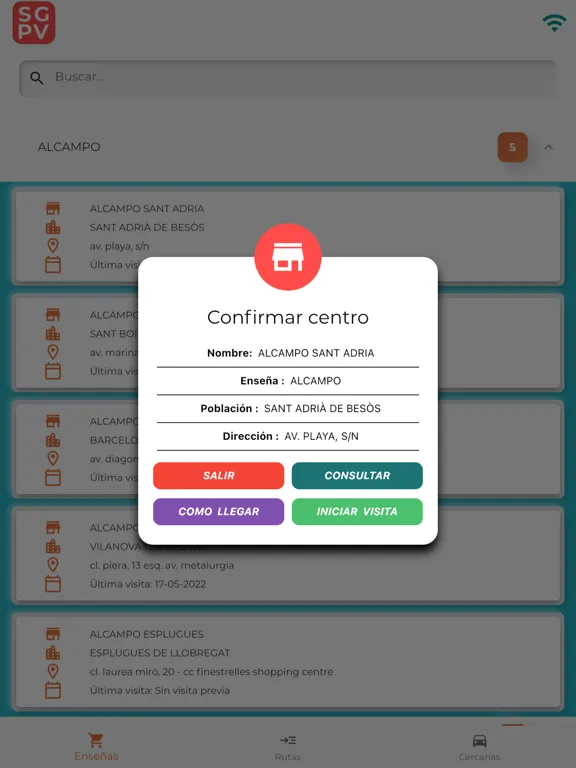 Capturas de tela do FCampina App iPad 