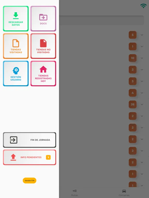 Capturas de tela do FCampina App iPad 