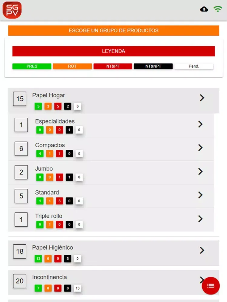 SGPV - Gestor Punto de Venta iPad  Screenshots