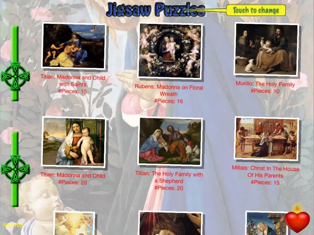 صور Christian Art Puzzles iPad 