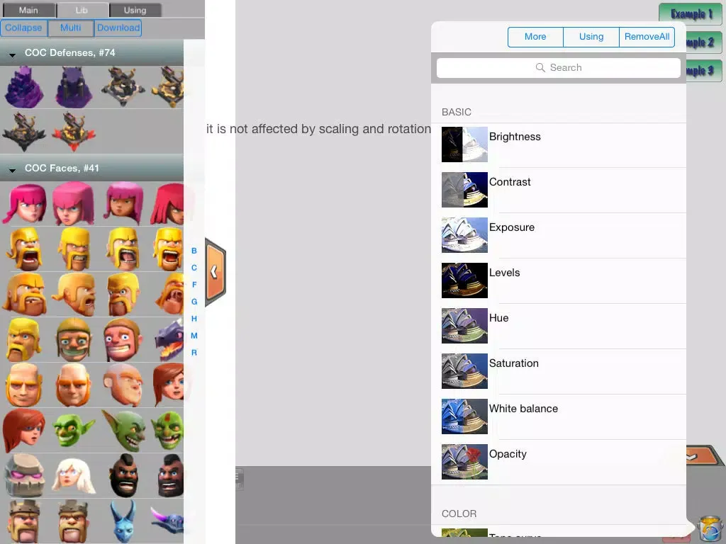 Tangkapan skrin Fun Photo Factory For Clash Of Clans iPad 