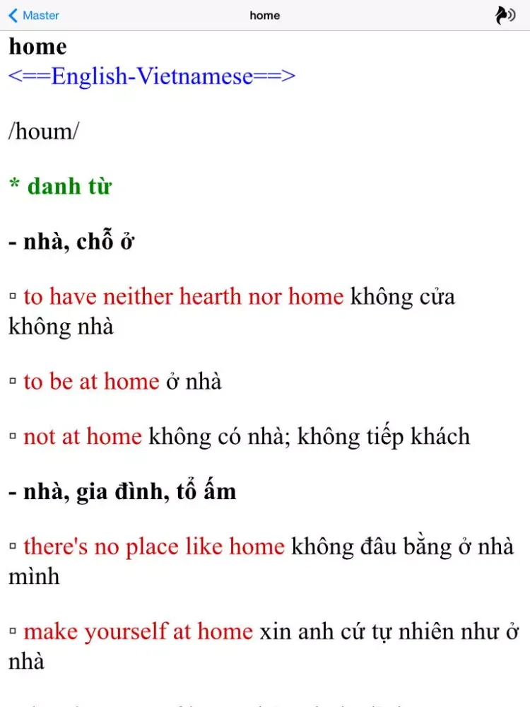 Bamboo Dict English-Vietnamese All In One iPad  স্ক্রিনশট